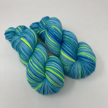 Load image into Gallery viewer, Self striping sock yarn- Everybody Wants to Rule the World Gen X series Tears for Fears