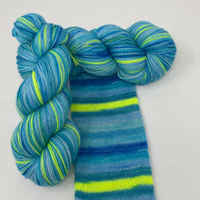 Load image into Gallery viewer, Self striping sock yarn- Everybody Wants to Rule the World Gen X series Tears for Fears