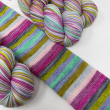 Load image into Gallery viewer, SPARKLE 2ply sock yarn FAIRY BONFIRE