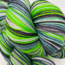 Load image into Gallery viewer, Self striping sock yarn- Pool Float Margarita Time