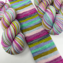 Load image into Gallery viewer, SPARKLE 2ply sock yarn FAIRY BONFIRE
