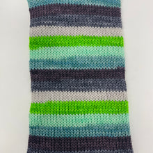 Load image into Gallery viewer, Self striping sock yarn- Pool Float Margarita Time