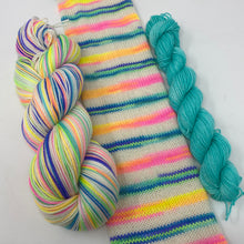 Load image into Gallery viewer, Unicorn Tail New “OLD” Colorway sock sets :) AQUA MINI