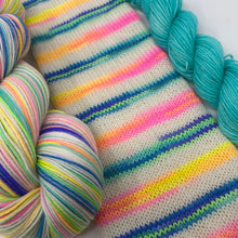Load image into Gallery viewer, Unicorn Tail New “OLD” Colorway sock sets :) AQUA MINI

