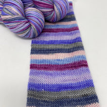 Load image into Gallery viewer, Self striping sock yarn- Crazy For You- Gen X series Madonna
