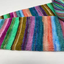 Load image into Gallery viewer, Self striping sock yarn- Weird is Cool, Man

