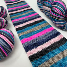 Load image into Gallery viewer, RESERVED FOR ALLY Old Faithful 75/25 Sock Sets- Islands in the Stream w/ Silver Fox mini 🩷
