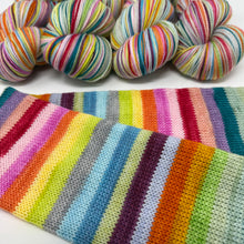 Load image into Gallery viewer, << MOHAIR sock yarn!>>TWO KNOT DISCOUNT “Cheap Shades and a Tattoo and a Yoohoooo!”
