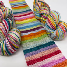 Load image into Gallery viewer, << MOHAIR sock yarn!>>TWO KNOT DISCOUNT “Cheap Shades and a Tattoo and a Yoohoooo!”
