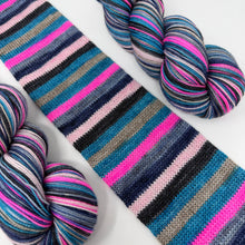 Load image into Gallery viewer, RESERVED FOR ALLY Old Faithful 75/25 Sock Sets- Islands in the Stream w/ Silver Fox mini 🩷
