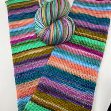 Load image into Gallery viewer, Self striping sock yarn- Weird is Cool, Man
