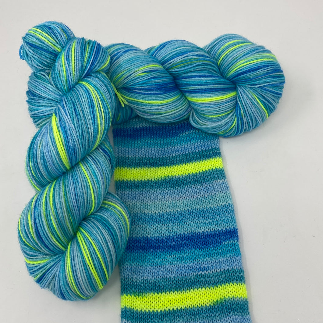 Self striping sock yarn- Everybody Wants to Rule the World Gen X series Tears for Fears