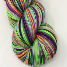 Load image into Gallery viewer, Self striping sock yarn- I ain’t afraid of no ghost
