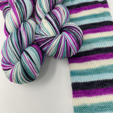 Load image into Gallery viewer, Self striping sock yarn- I Got Potato’d by Bob White
