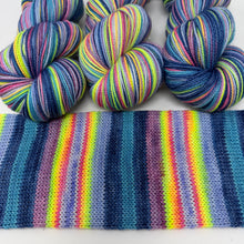 Load image into Gallery viewer, 80/20 SW/NYLON 2ply sock yarn  “Lord Have Mercy, Baby’s Got Her Blue Jeans On”
