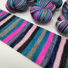 Load image into Gallery viewer, RESERVED FOR ALLY Old Faithful 75/25 Sock Sets- Islands in the Stream w/ Silver Fox mini 🩷
