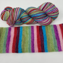 Load image into Gallery viewer, Self striping sock yarn- Hungry Eyes (Dirty Dancing) GenX series
