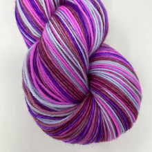 Load image into Gallery viewer, Self striping sock yarn- My Huckleberry Friend
