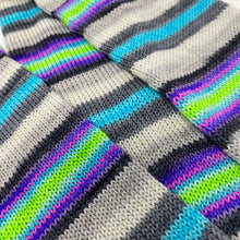 Load image into Gallery viewer, WORSTED 1 KNOT DISCOUNT Self striping yarn- Don’t Stop Believing

