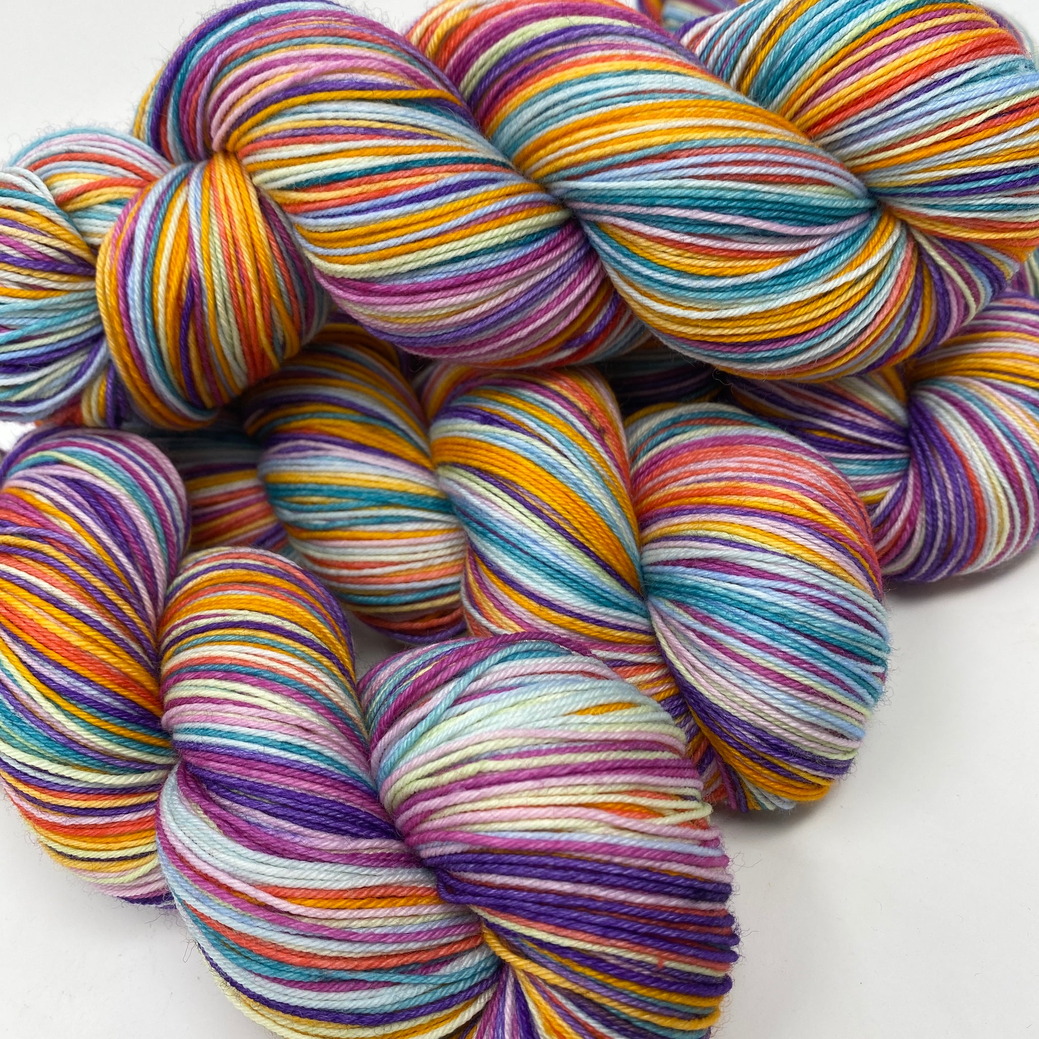 Self striping sock yarn-A case of the December Twenty Sixies