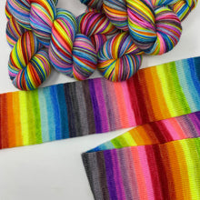 Load image into Gallery viewer, Self striping sock yarn- Rose Apothecary Remixx 22 stripe
