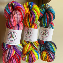 Load image into Gallery viewer, BULKY Self striping yarn-Rose Apothecary Remixx 22 stripe

